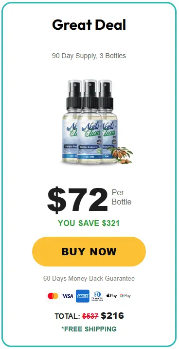 nailscleanpro 3 bottles price